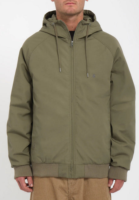Volcom Hernan 10K Winterjacke wintermoss – Vorderansicht
