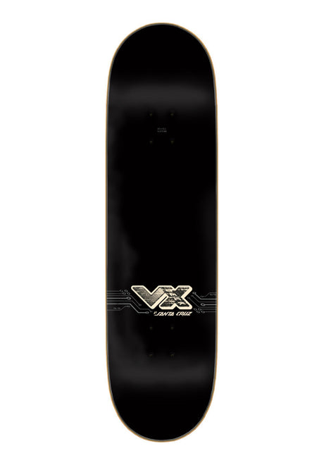 Santa-Cruz Wooten Cyber VX Deck black-red – Rückenansicht