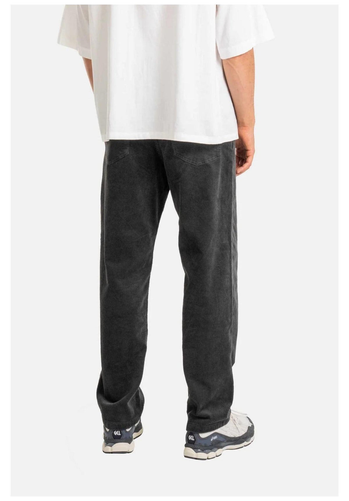 Reell Solid Jeans vulcangrey-cord – Rückenansicht
