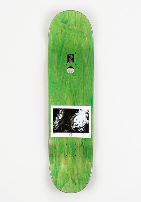 Polar Skate Co Grund Skulls Deck black – Rückenansicht
