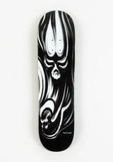 Polar Skate Co Grund Skulls Deck black – Vorderansicht