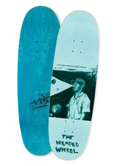 The Heated Wheel Cleaner Acid Shaped Deck blue – Vorderansicht