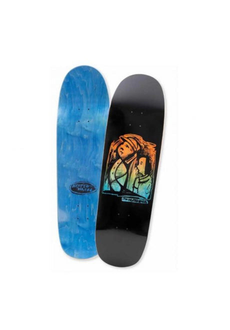 The Heated Wheel Frontier Stains Deck black – Vorderansicht