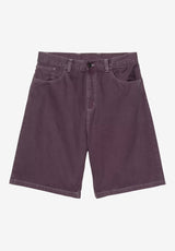 Carhartt WIP Brandon Short Jeans-Short cozypurplestonedyed – Vorderansicht