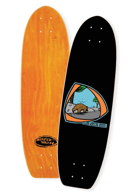 The Heated Wheel Bank Mauler Shaped Deck natural – Vorderansicht