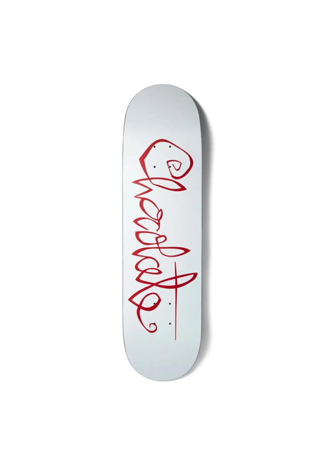 Chocolate Trahan OG Script Deck grey – Vorderansicht