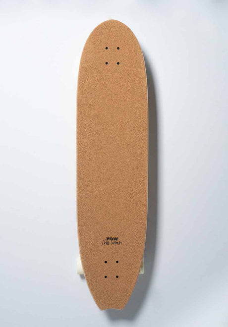 YOW Calmon 41" Signature Series Surfskate Cruiser-Komplett orange – Rückenansicht