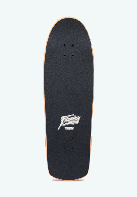 YOW Fanning Falcon Performer 33.5" Signature Series Cruiser-Komplett red-yellow – Detailansicht 2