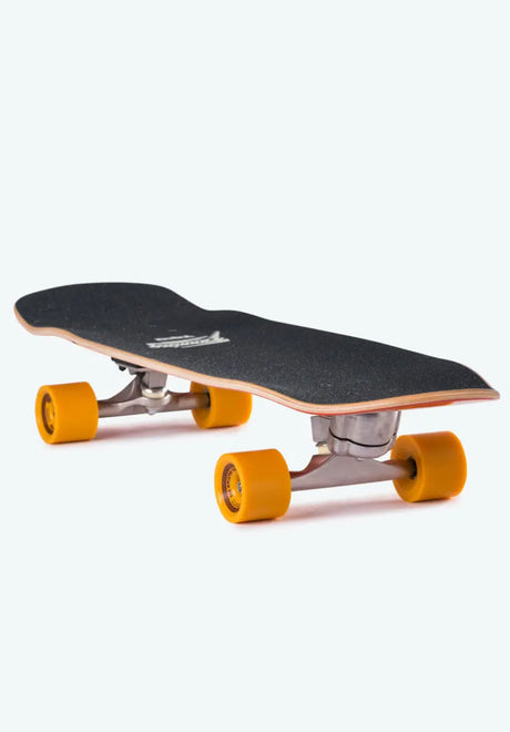 YOW Fanning Falcon Performer 33.5" Signature Series Cruiser-Komplett red-yellow – Rückenansicht