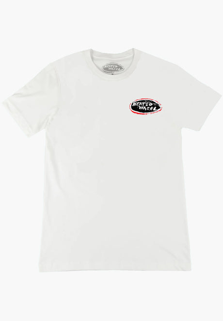 The Heated Wheel Oval T-Shirt white – Detailansicht 1