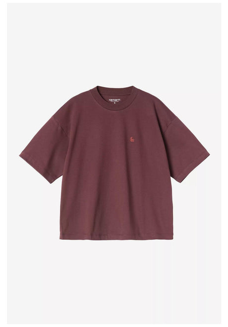 Carhartt WIP W' Chester T-Shirt amarone – Vorderansicht