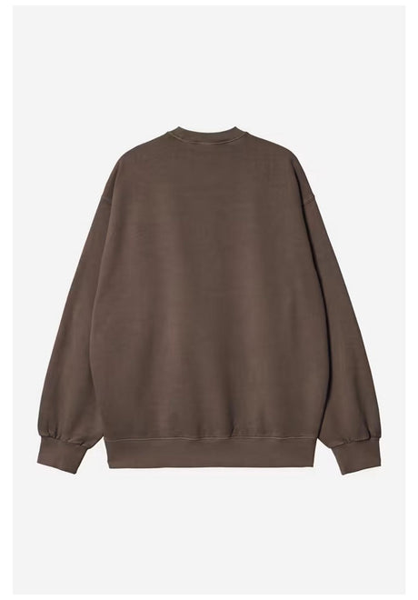 Carhartt WIP Vista Longsleeve tobaccogarmentdyed – Rückenansicht