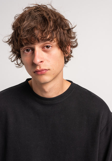 TITUS Raw-Longsleeve Longsleeve black – Detailansicht 1