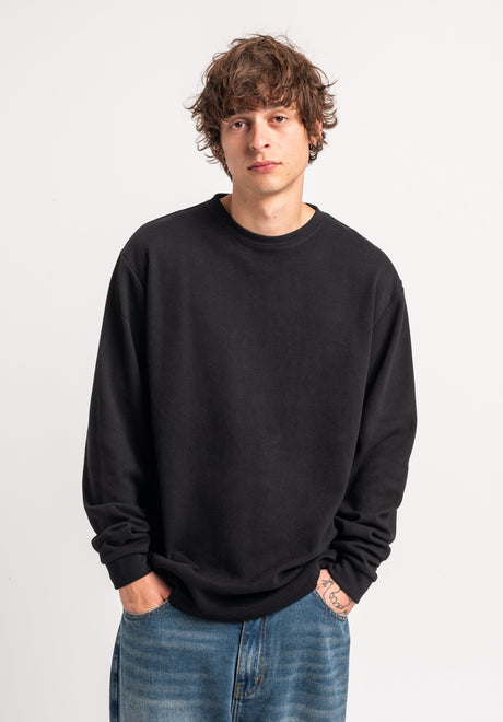 TITUS Raw-Longsleeve Longsleeve black – Vorderansicht