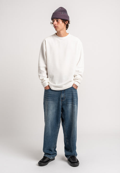 TITUS Raw-Longsleeve Longsleeve offwhite – Detailansicht 1