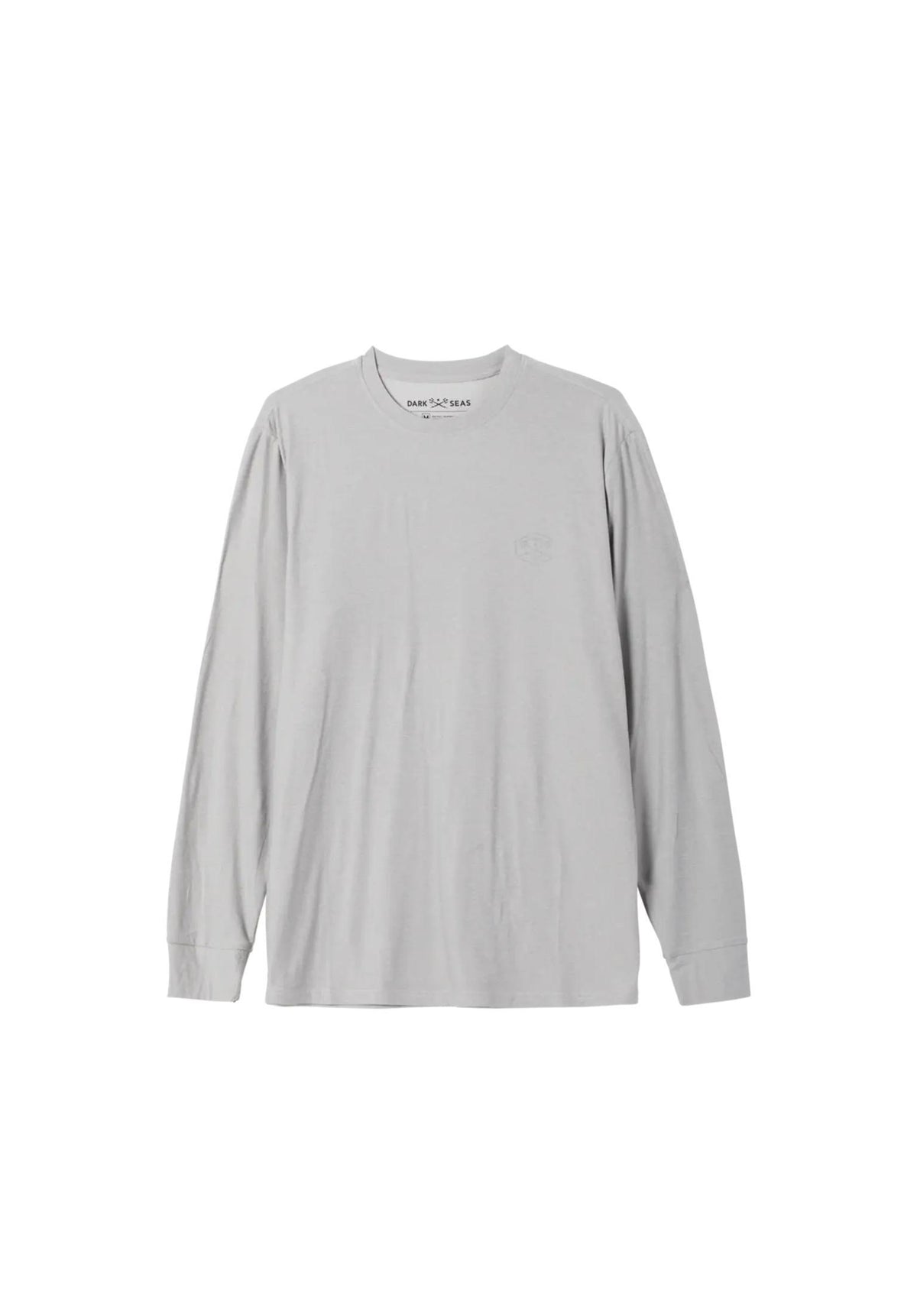 Dark Seas No Sweat Moisture Wicking Longsleeve ash-heather – Rückenansicht