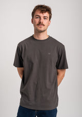 Rules Easy Tee T-Shirt leadgrey – Detailansicht 2