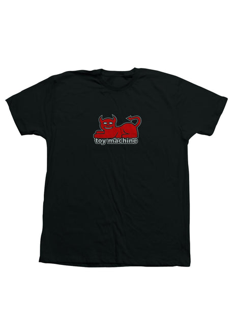 Toy-Machine Devil Cat T-Shirt black – Vorderansicht