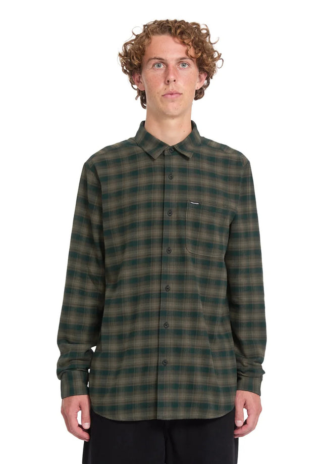Caden Plaid wintermoss Vorderansicht