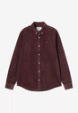 Madison Cord Shirt amarone Vorderansicht