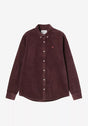 Madison Cord Shirt amarone Vorderansicht