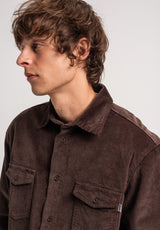 TITUS Roman Cord Hemd-Langarm darkbrown-cord – Detailansicht 1