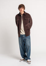 TITUS Roman Cord Hemd-Langarm darkbrown-cord – Detailansicht 2