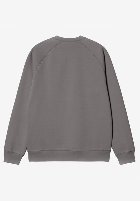 Carhartt WIP Chase Sweatshirt porphyry-gold – Rückenansicht