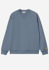 Carhartt WIP Chase Sweatshirt icesheet-gold – Vorderansicht