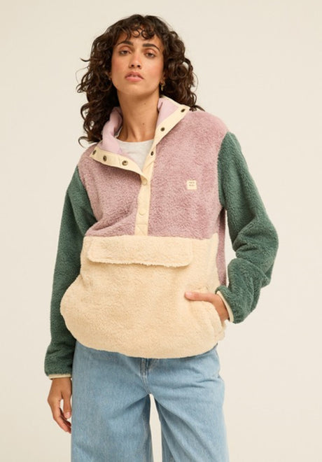 Billabong Switchback Sweatshirt seafog – Vorderansicht