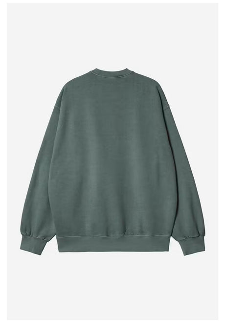 Carhartt WIP W' Nelson Sweatshirt darkscarabgarmentdyed – Rückenansicht