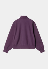 Carhartt WIP W' American Script High Neck Sweatshirt huckleberry – Rückenansicht