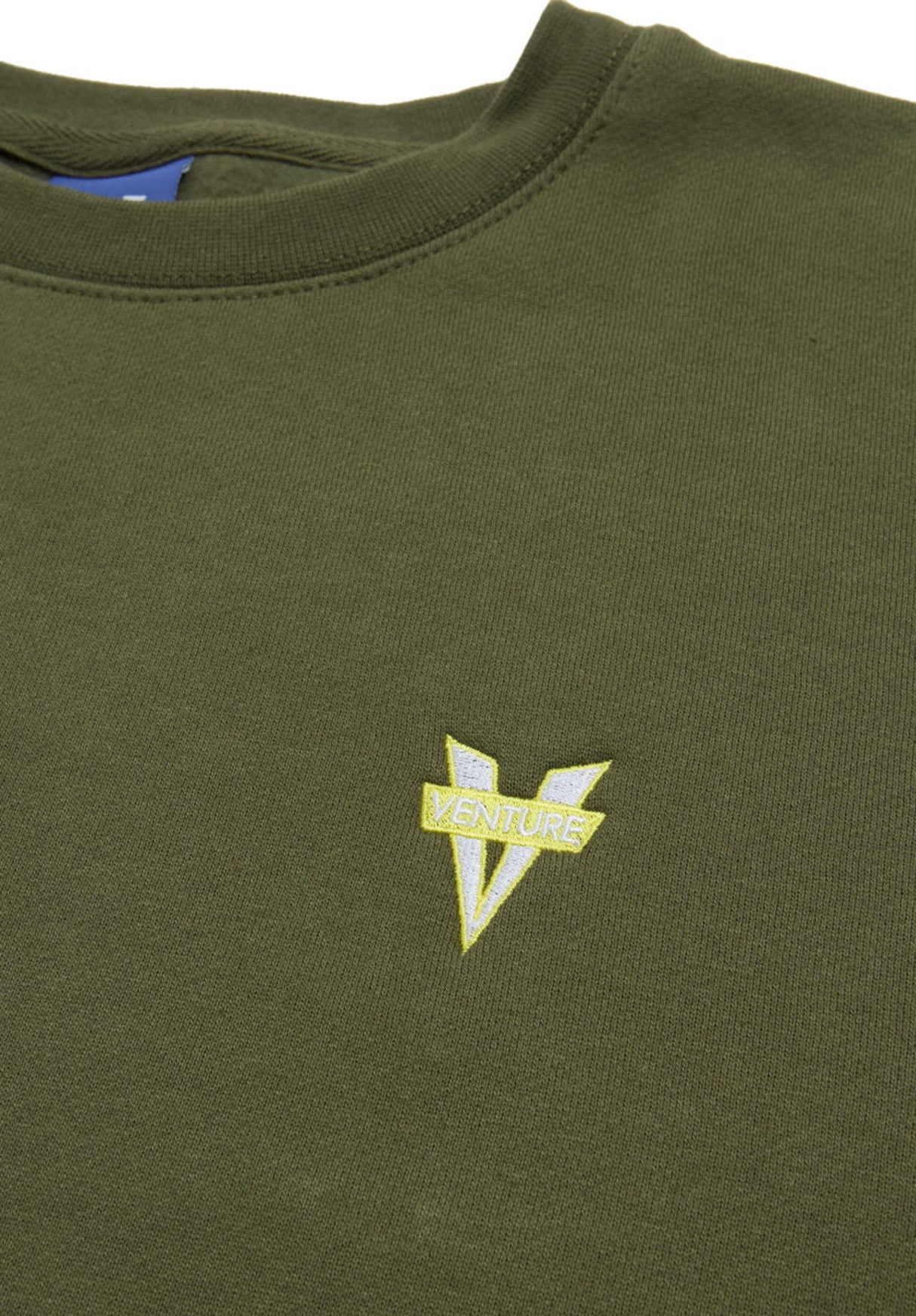 Venture Heritage Embroidered Sweatshirt army – Rückenansicht