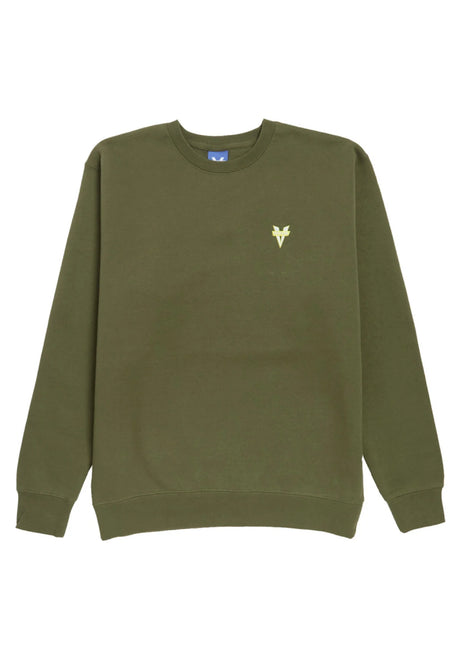 Venture Heritage Embroidered Sweatshirt army – Vorderansicht