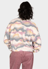 iriedaily Arkta Teddy Troyer Sweatshirt mauve – Rückenansicht