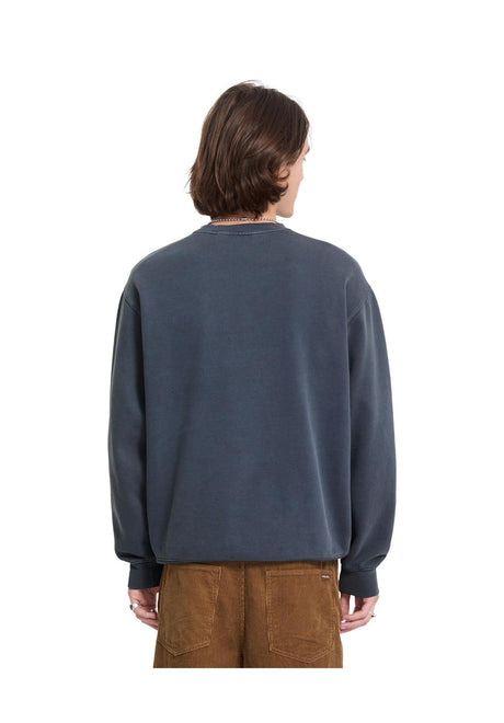 Volcom Single Stone PW Crew Sweatshirt stormblue – Rückenansicht