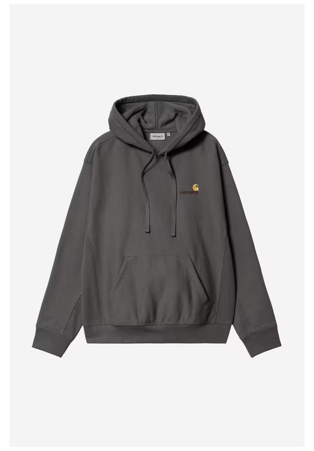 Hooded American Script graphite Vorderansicht