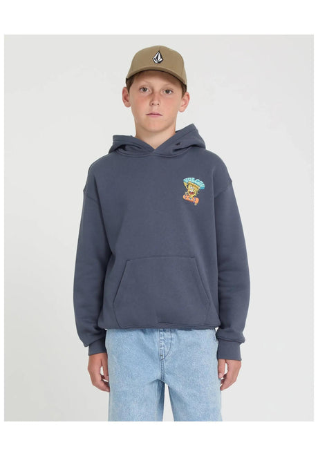Volcom Watanite Kids Hoodie stormblue – Rückenansicht