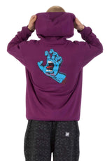 Santa-Cruz Screaming Hand Chest Hoodie freshpurple – Vorderansicht