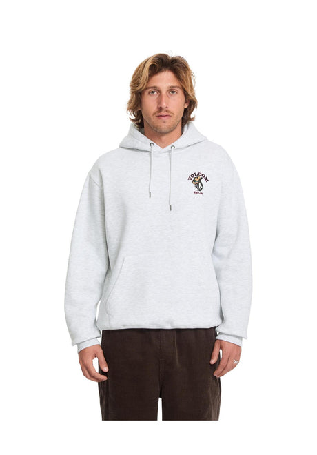 Volcom Noder PO Hoodie boneheather – Vorderansicht