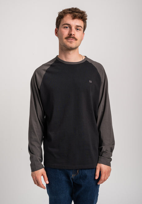 Rules Auris Longsleeve black-leadgrey – Vorderansicht