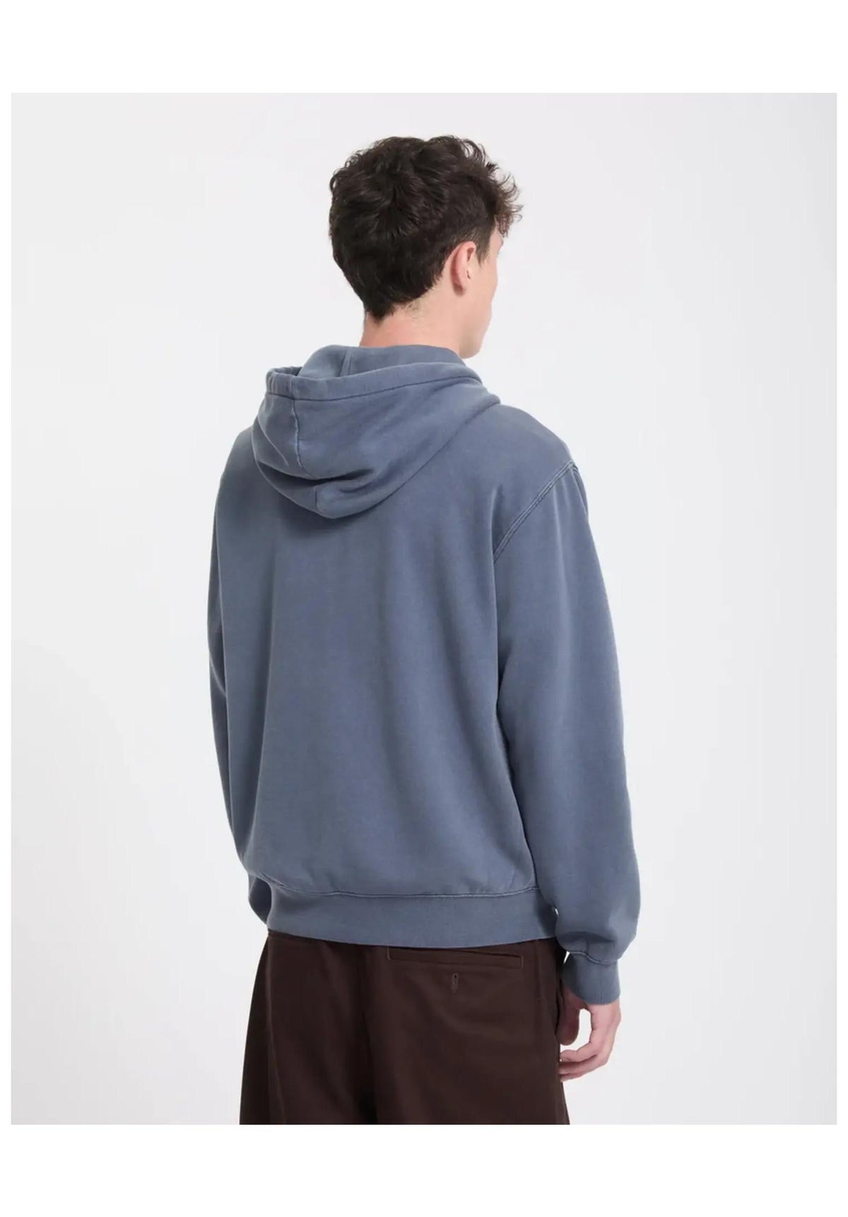 Volcom Single Stone Zip Zip-Hoodie stormblue – Rückenansicht