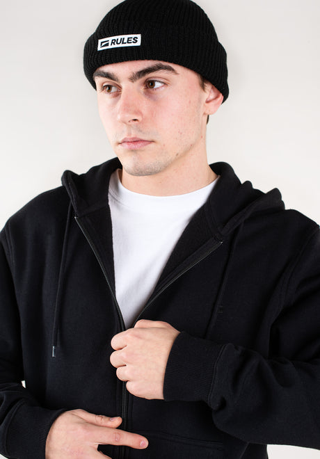 Rules Easy Zip Zip-Hoodie black – Detailansicht 1