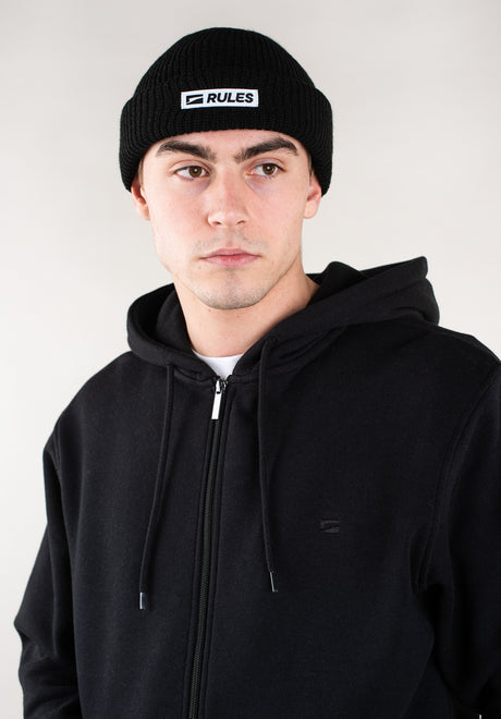 Rules Easy Zip Zip-Hoodie black – Detailansicht 2