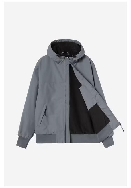 Carhartt WIP Hooded Sail Jacket Winterjacke styx-white – Rückenansicht
