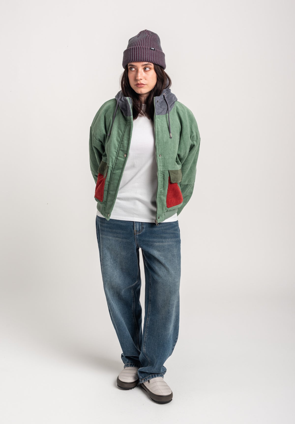 TITUS Meja Winterjacke petrol – Unteransicht