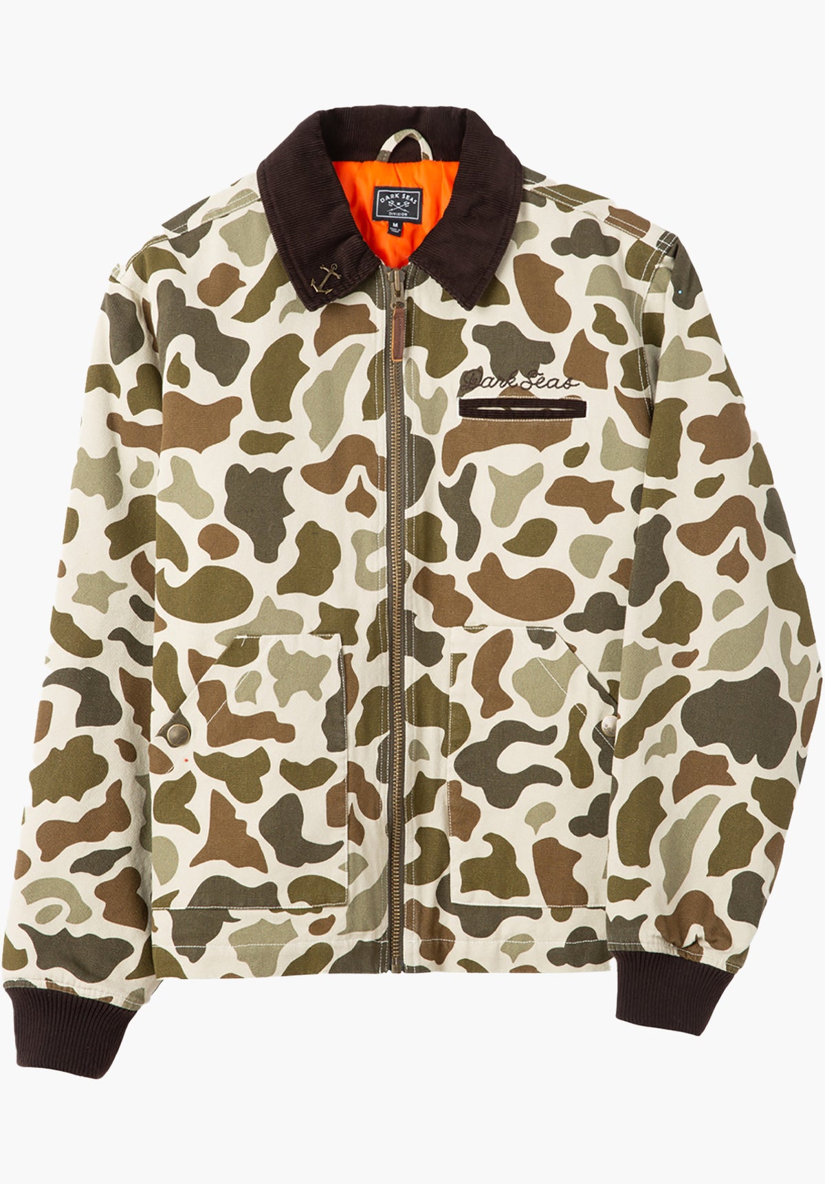 Dark Seas Transport Hooded Übergangsjacke camo – Detailansicht 1
