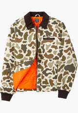 Dark Seas Transport Hooded Übergangsjacke camo – Vorderansicht