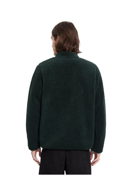 Volcom Muzzer Fuzzar Zip Übergangsjacke scarab – Unteransicht