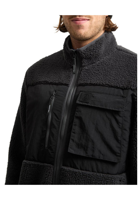 Volcom Storm Stone Übergangsjacke asphaltblack – Oberansicht